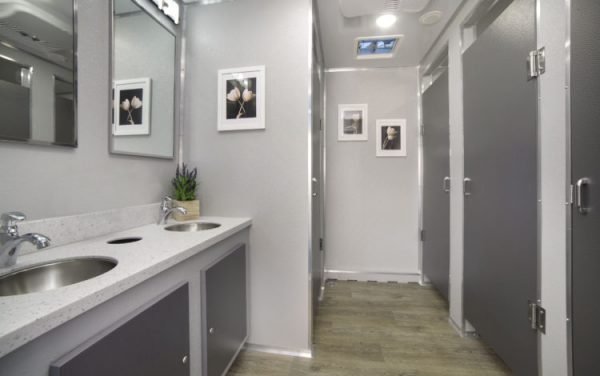 Women's restroom trailers