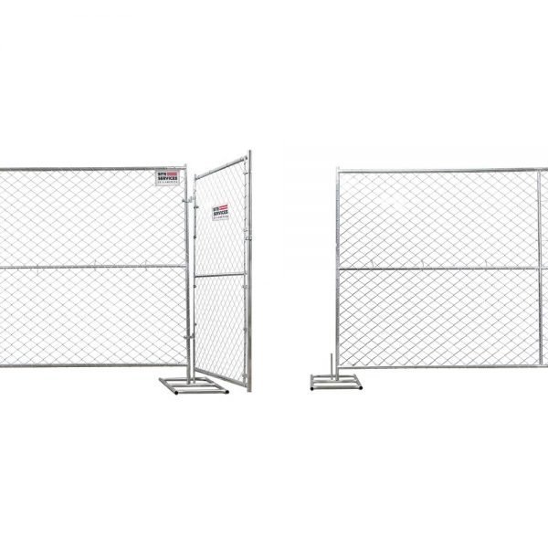 temporary fence panel man gate